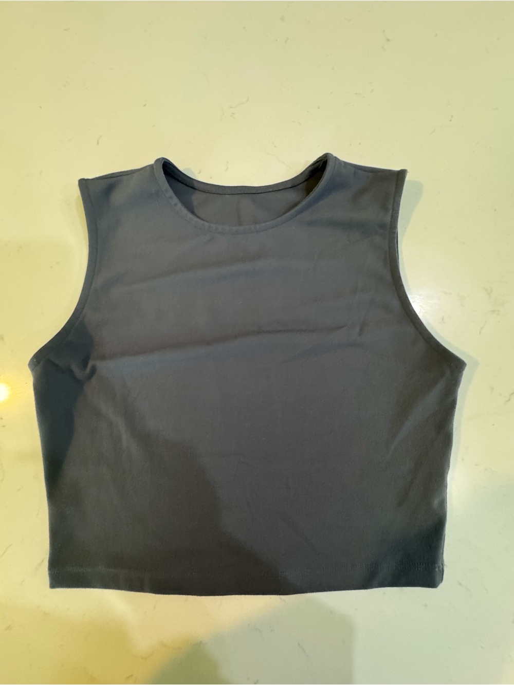 Classic blue Cropped Tank Top - Women